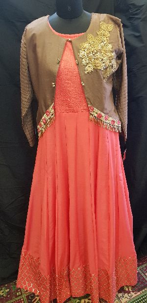 Gown with jacket