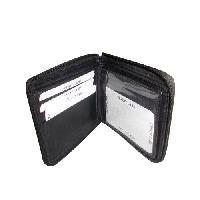 Leather Zipper Wallet