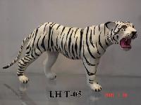 Leather White Tiger Statues