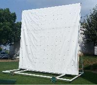 Ae Special Canvas Cricket Roll Sight Screen (WHITE & BLACK)