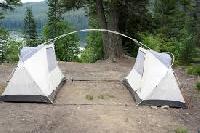 Side Pole Parking Tent