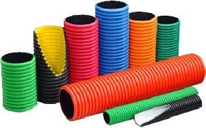 underground cable protection DWC-HDPE pipes