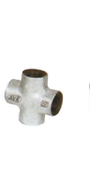 Malleable Galvanized Pipe Cross (1/2