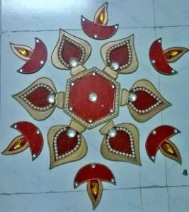 Diya Rangoli