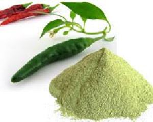 dehydrated green chilli powder