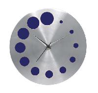 Blue Galaxy Round Wall Clock