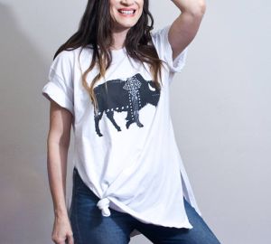 Buffalo Graphic Tunic Shirt