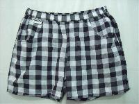 Ladies Cotton Check Shorts