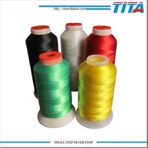 Dope Dyed 120D/2 100% Polyester Embroidery Thread
