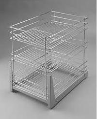 stainless steel pullout shelves