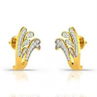 Catherine Diamond Gold Earrings