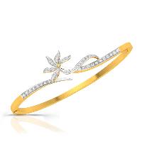 Diamond Gold Bracelet Giselle Flower