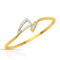 Pearl Shine Diamond Gold Bracelet