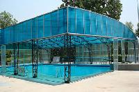 Polycarbonate shed