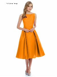 D-92 Charmi Orange Ladies Dress