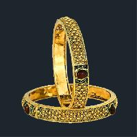 fancy gold bangles