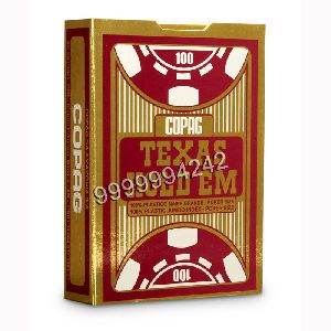 Copag Texas Hold'em Red Black Gambling Props Cards