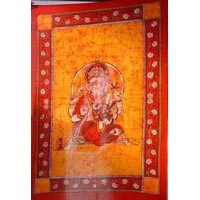 Cotton Ganesh Printed Bed Sheet
