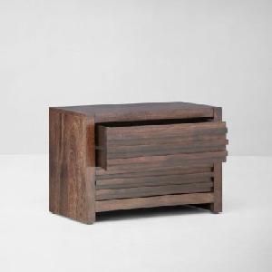 Mango Wood Wenge Bedside Table (RHP-BEDSIDE-008)