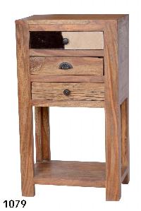 3 Drawer Side Table