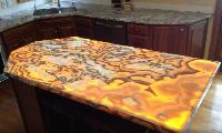Marble Inlay Counter Table Top