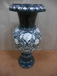Marble Inlay Flower Vases