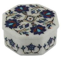 Marble Octagonal Jewellery Boxes