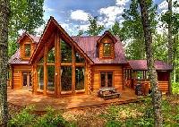wooden cabins