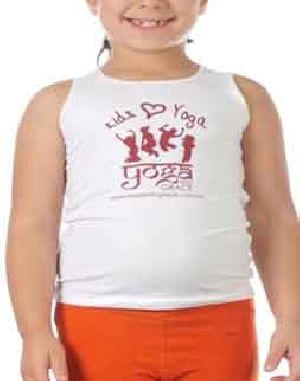 Girls Round Neck Yoga T-Shirts