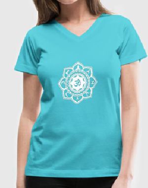 Round Neck Multicolor Yoga Day T Shirt, Design/Pattern: Printed, Size: S M  L Xl Xxl at Rs 150/piece in Agra