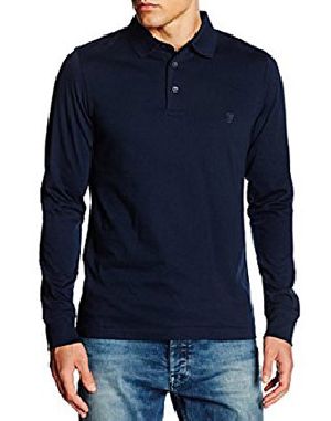 Mens Plain Full Sleeve Polo T-Shirts