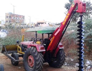 Tractor Mounted Dozer Cum Pit Digger