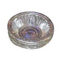 silver coated paper bowl