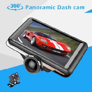 Suppliers of 5 inch 360 degree panoramic dash cam 1080P fhd dual lens