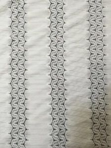 100% polyester High Quality White Lace Fabric, Brand Name : MingFeng