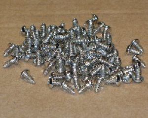 Screws, Nickel Plated Steel, Round Phillips Head, approx. 100 pcs