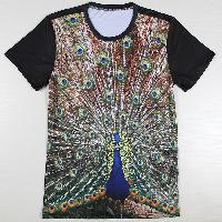 Mens Embroidered Round Neck T-Shirts