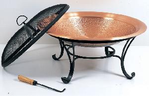 Hammered Copper Fire Pits