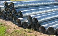 corrugated steel pipes