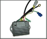 Regulator and rectifier unit