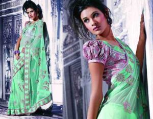 Designer Saree Item Code : 12075