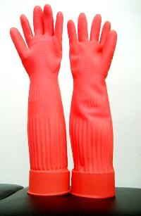 KR 17 17” Long Cuff Household Rubber Gloves