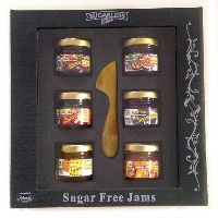 Sugar Free Mini Jams -Gift Box BLACK