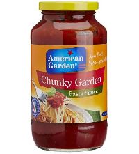 American Garden Sauce Pasta Chunky Garden 680gm