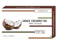 Grace Coconut Oil 500mg Veg Capsules