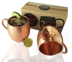 COPPER MUG WITH GIFT BOX.