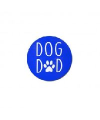 HUFT Dog Dad Magnet - Blue