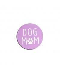 HUFT Dog Mom Fridge Magnets - Purple
