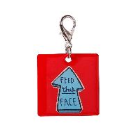 HUFT Feed This Face Pet Tag