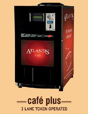 Atlantis Cafe Plus 3 Lane Token Operated Vending Machine